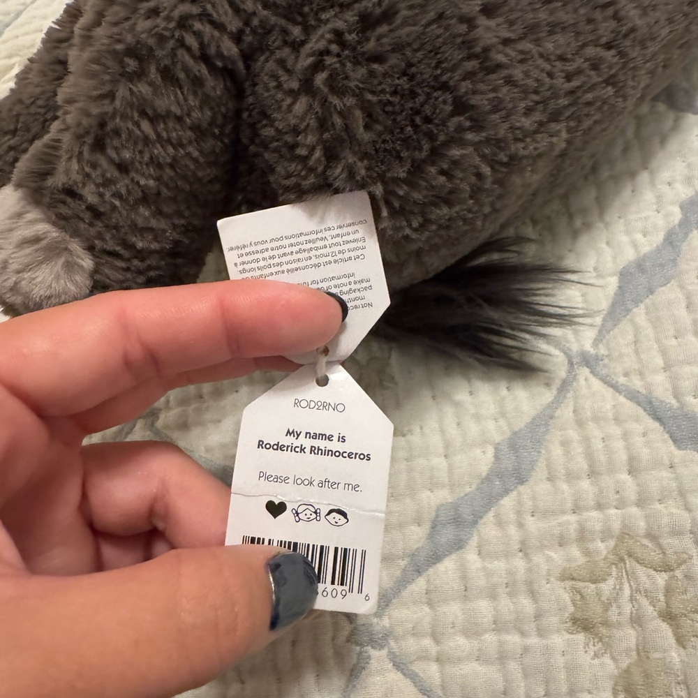 Jellycat Roderick Rhino RETIRED - Picture 5 of 5